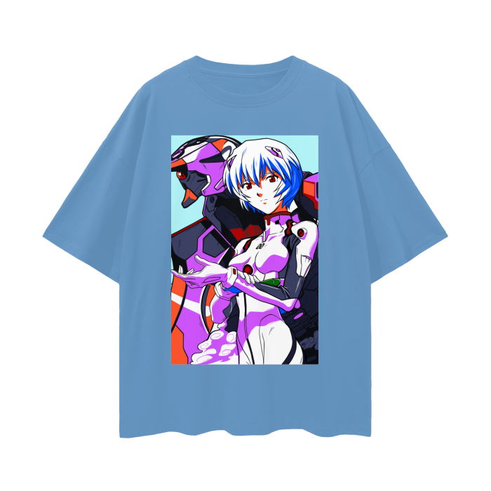 T-SHIRT OVERSIZE EVANGELION REI