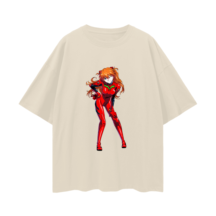 T-SHIRT OVERSIZE EVANGELION ASUKA