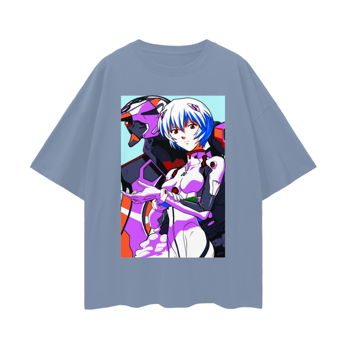 T-SHIRT OVERSIZE EVANGELION REI