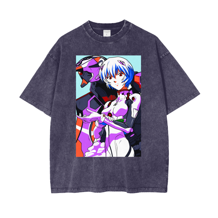 T-SHIRT EVANGELION SNOW WASH REI