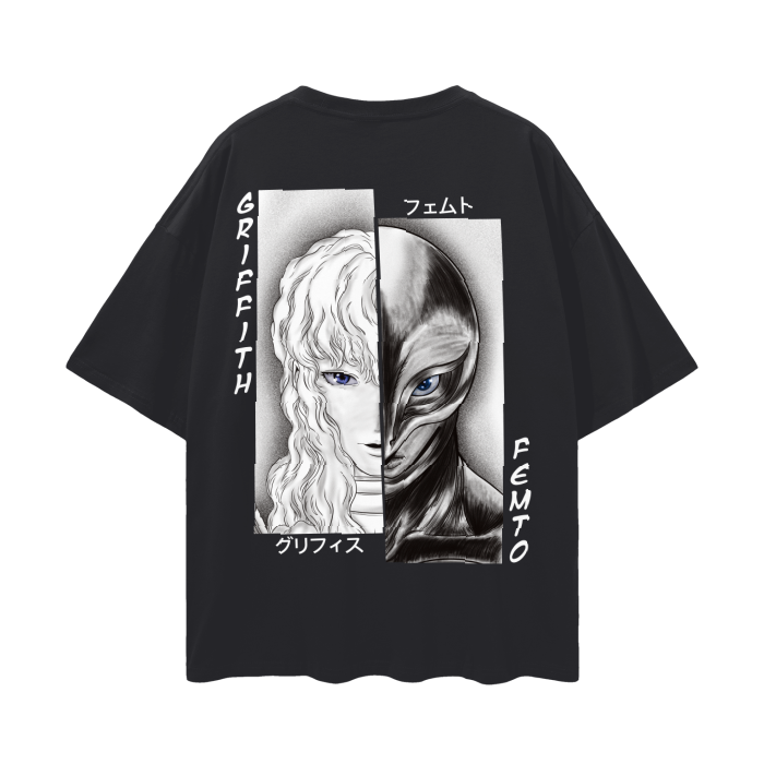ベルセルク グリフィス オーバーサイズ Tシャツ – CrewAnime