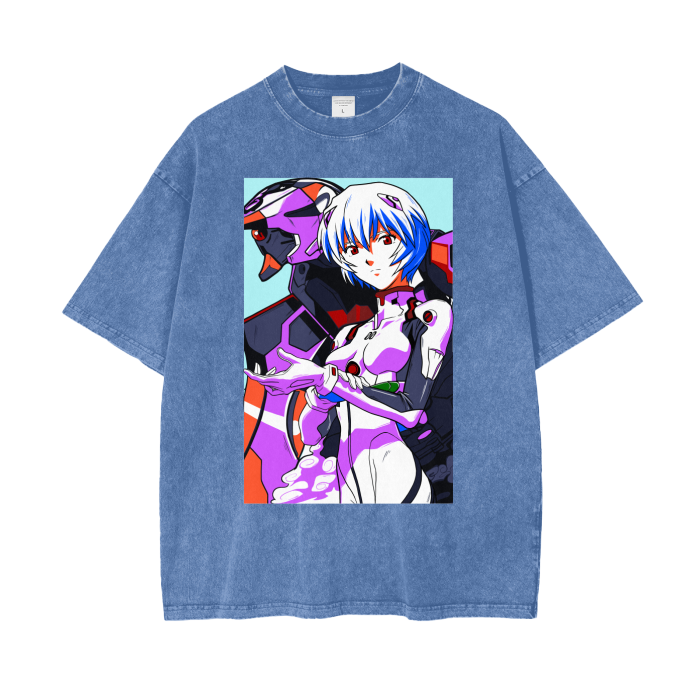 T-SHIRT EVANGELION SNOW WASH REI