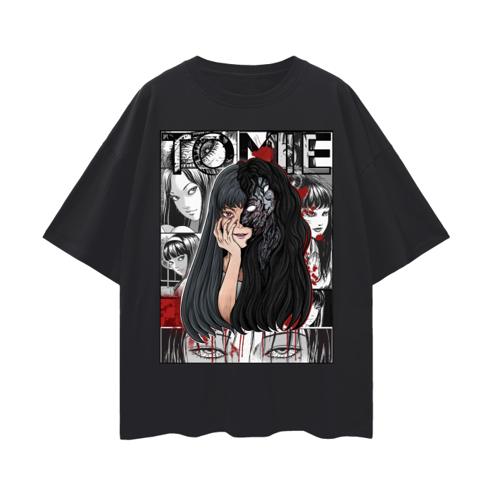 CAMISETA OVERSIZE DE JUNJI ITO TOMIE