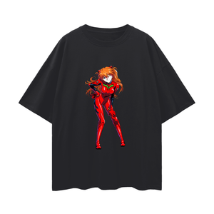 T-SHIRT OVERSIZE EVANGELION ASUKA