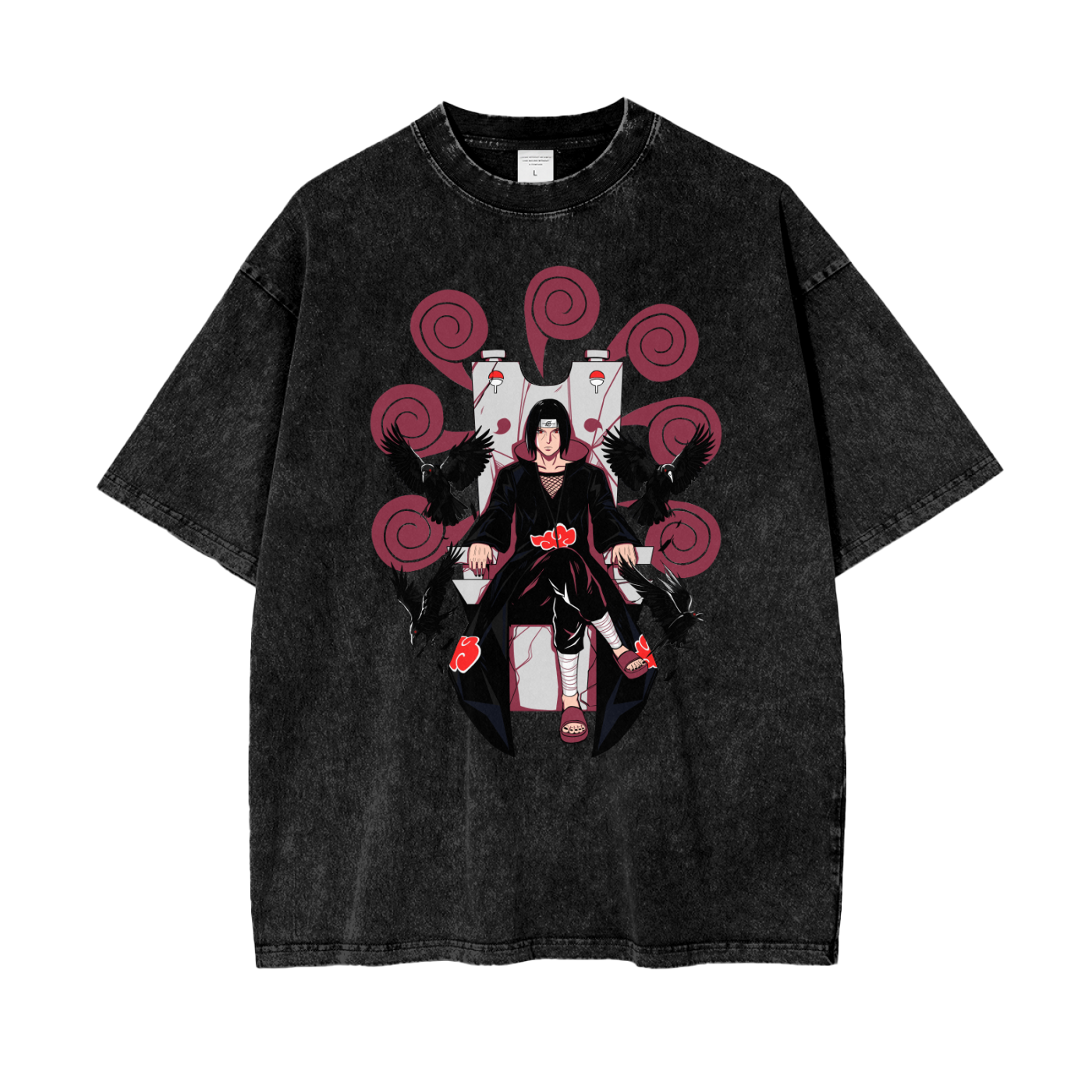 NARUTO SNOW WASH ITACHI T-SHIRT