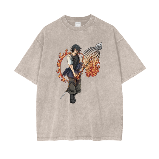 FIRE FORCE SNOW WASH BENIMARU T-SHIRT