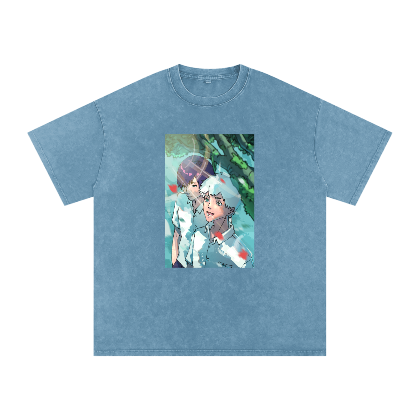 THE SUMMER HIKARU DIED SNOW WASH T-SHIRT