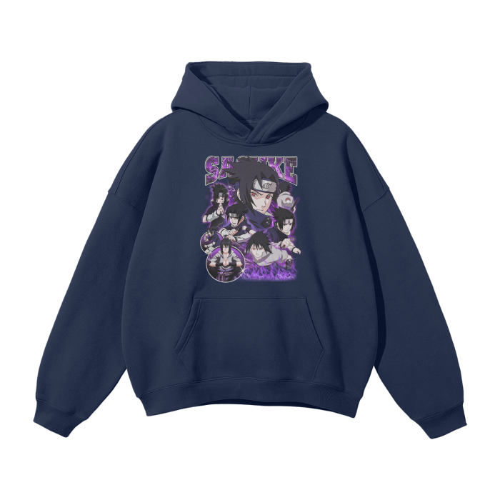 NARUTO SASUKE HOODIE CrewAnime