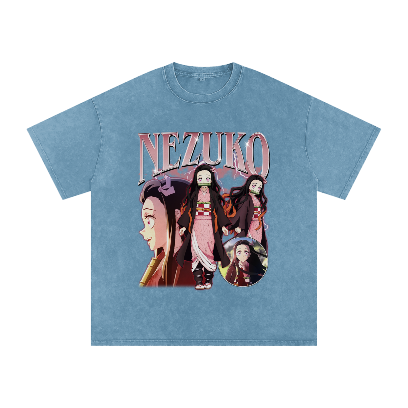 DEMON SLAYER NEZUKO SNOW WASH T-SHIRT