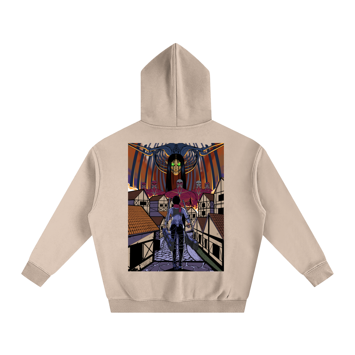 进击的巨人 米卡莎 轰鸣卫衣