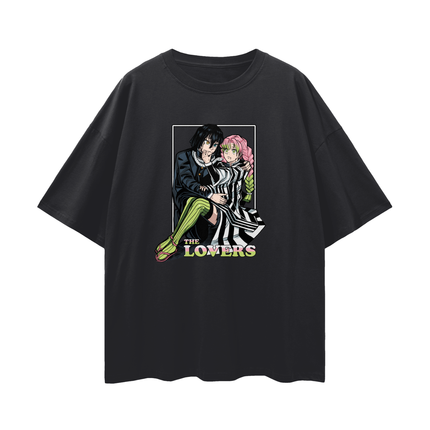 DEMON SLAYER OBANAI & MITSURI OVERSIZE T-SHIRT