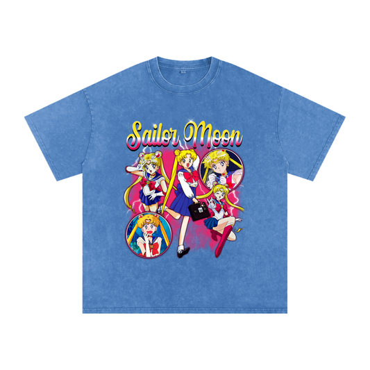 SAILOR MOON SNOW WASH T-SHIRT