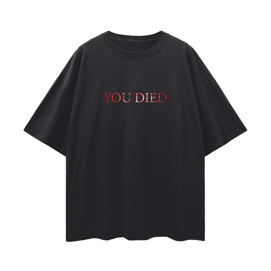 NIGHTREIGN YOU DIED OVERSIZE T-SHIRT