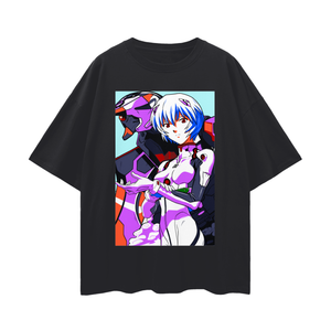 T-SHIRT OVERSIZE EVANGELION REI