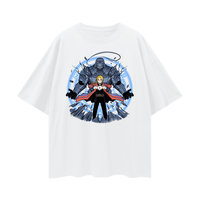 FULL METAL ALCHEMIST ELRIC BROTHERS COLOUR OVERSIZE T-SHIRT