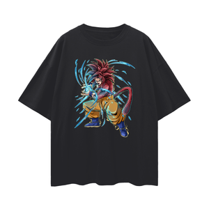 T-SHIRT OVERSIZE DRAGONBALL GOKU SUPER SAIYAN 4