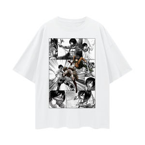 CAMISETA OVERSIZE DE MIKASA DE ATTACK ON TITAN
