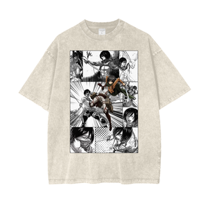 T-SHIRT MIKASA SNOW WASH ATTACK ON TITAN