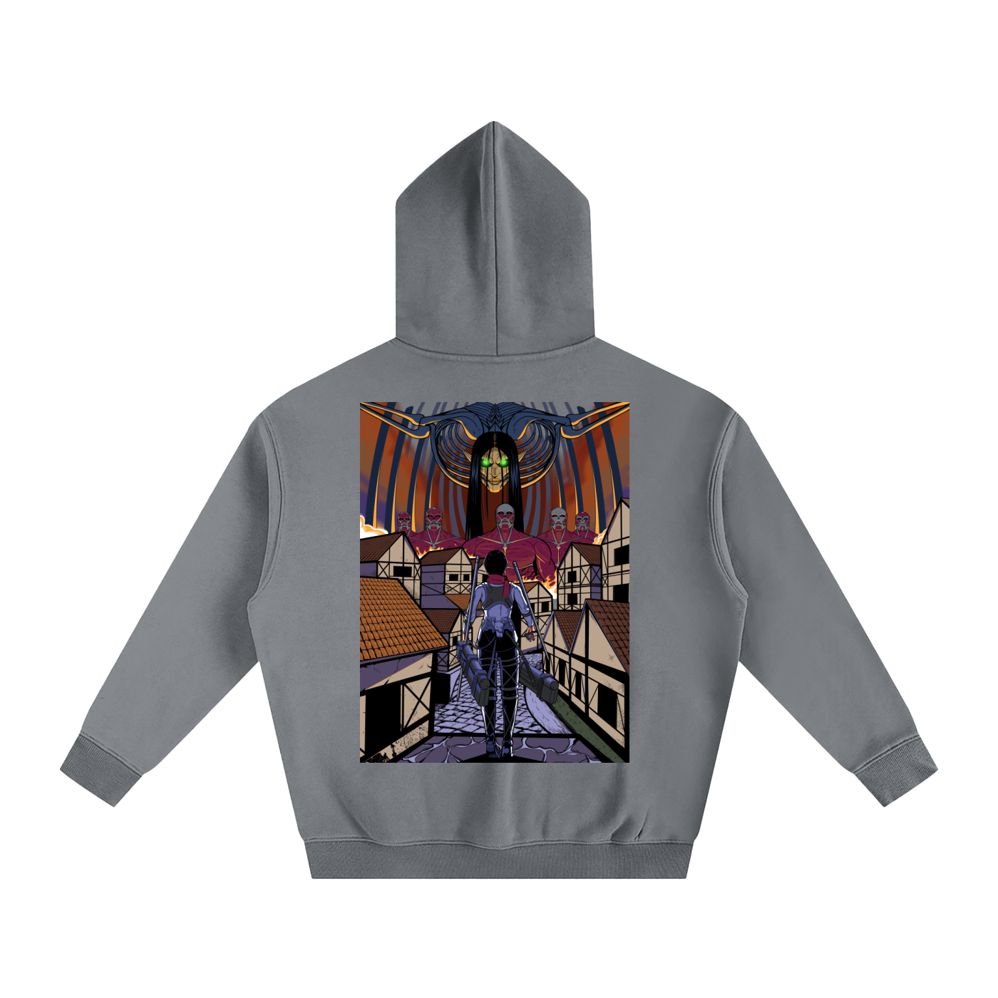 进击的巨人 米卡莎 轰鸣卫衣