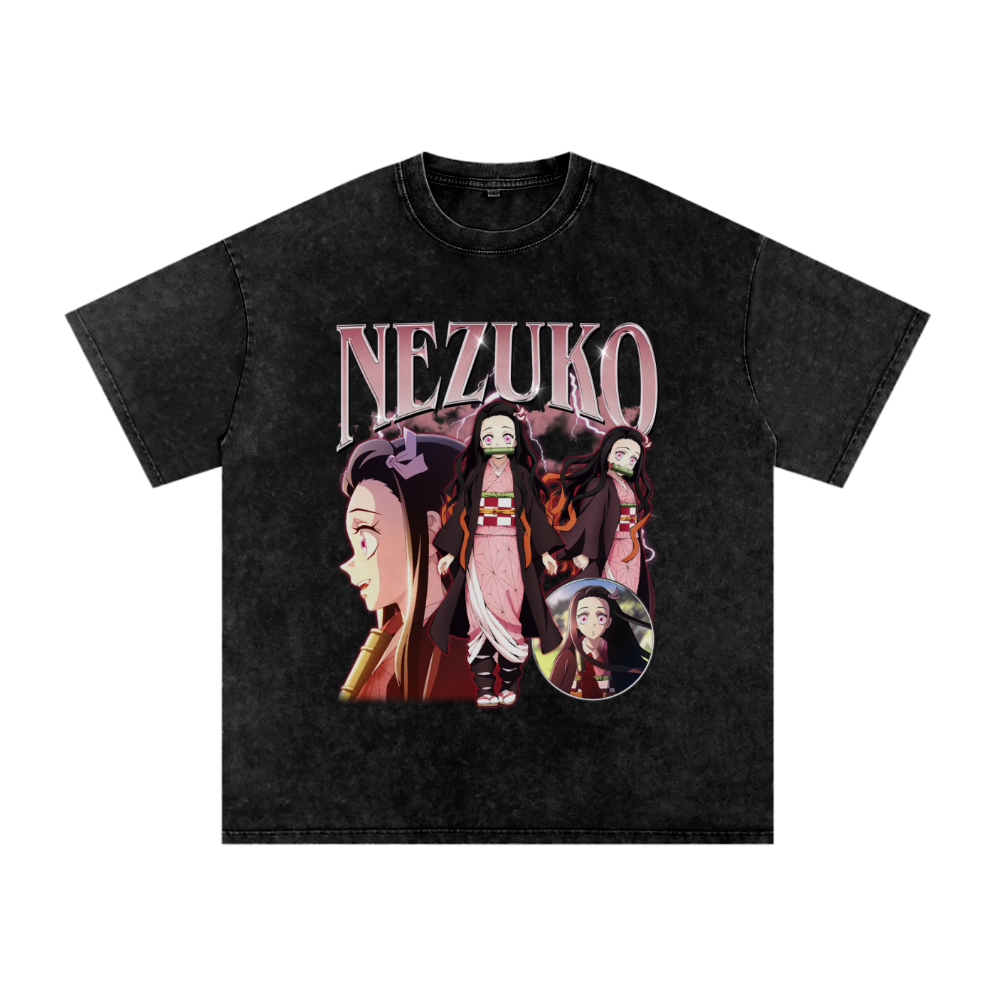 DEMON SLAYER NEZUKO SNOW WASH T-SHIRT