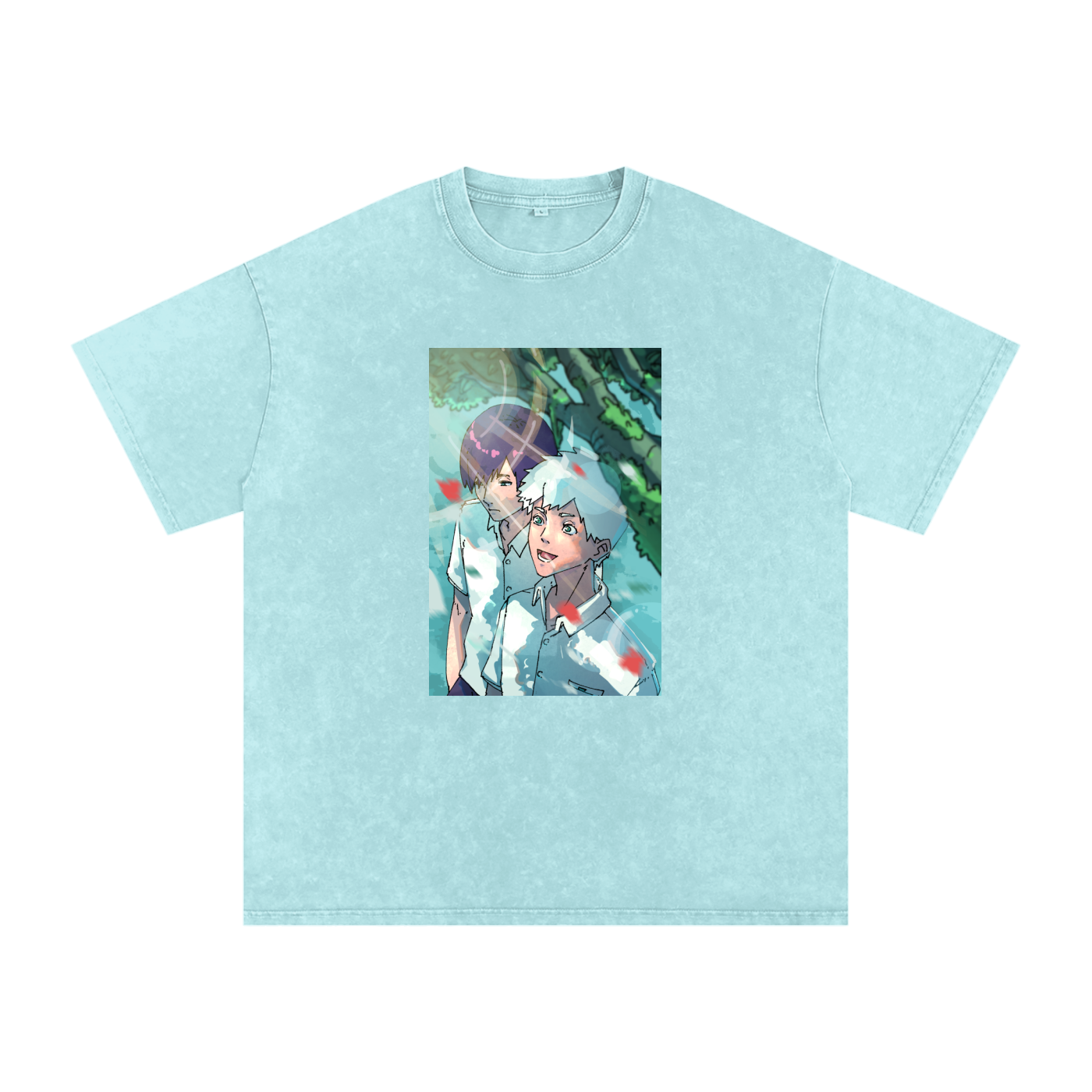 THE SUMMER HIKARU DIED SNOW WASH T-SHIRT