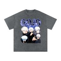 JUJUTSU KAISEN SNOW WASH GOJO RETRO T-SHIRT