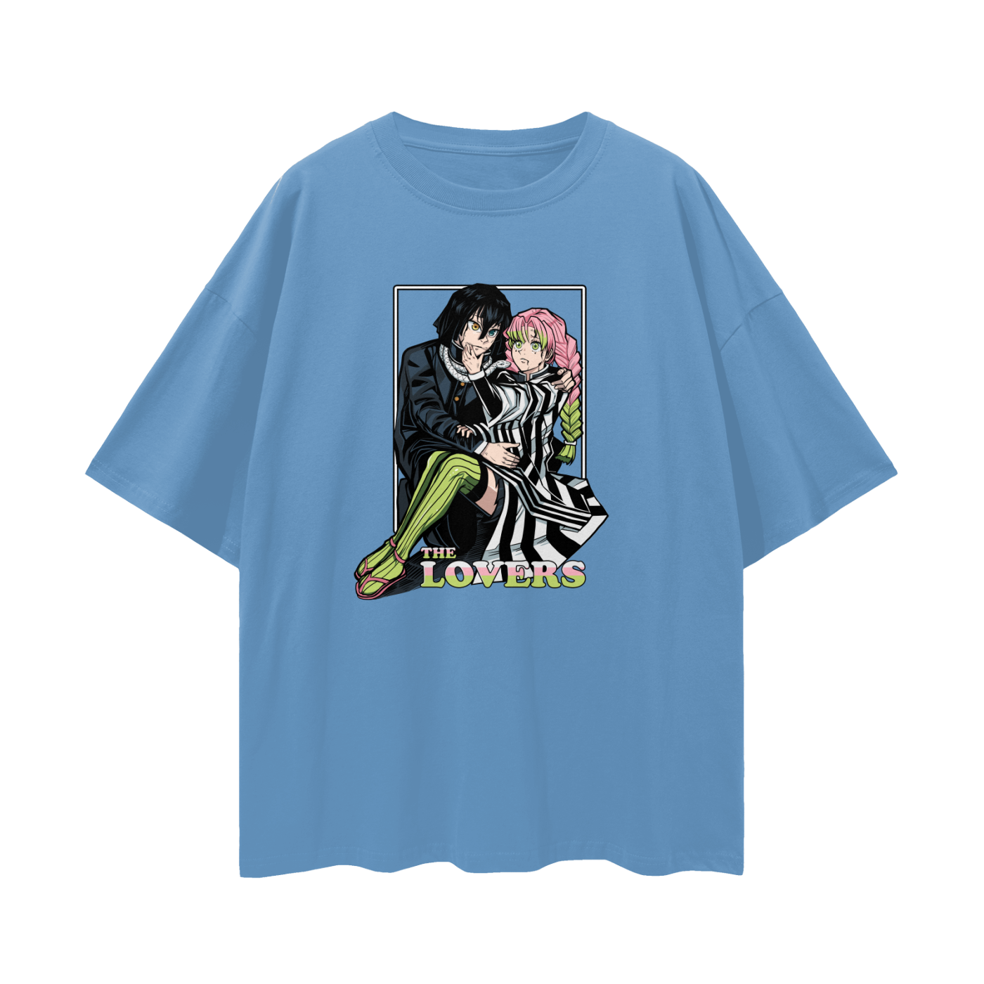DEMON SLAYER OBANAI & MITSURI OVERSIZE T-SHIRT