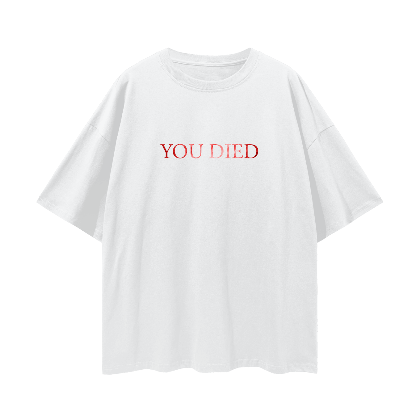 NIGHTREIGN YOU DIED OVERSIZE T-SHIRT