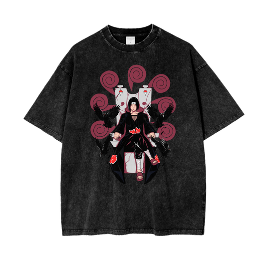 NARUTO SNOW WASH ITACHI T-SHIRT