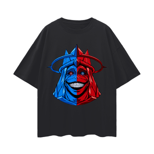CAMISETA OVERSIZE SOLO LEVELING BLOOD STATUE